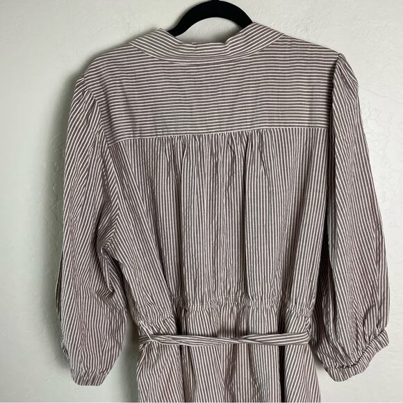 Torrid Striped Mini Cotton Poly Blouson Sleeve Shirt Dress 2X NWT 40056348 - Picture 8 of 16